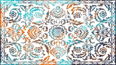 Halı ve Halı Tekstil Tasarımı grunge ve sıkıntılı doku yinelemesi 