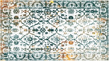 Halı ve Halı Tekstil Tasarımı grunge ve sıkıntılı doku yinelemesi 