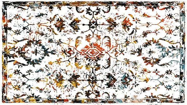 Halı ve Halı Tekstil Tasarımı grunge ve sıkıntılı doku yinelemesi 