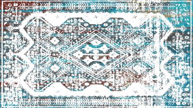 Halı ve Halı Tekstil Tasarımı grunge ve sıkıntılı doku yinelemesi 