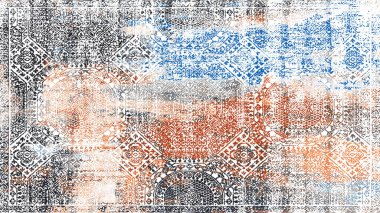 Halı ve Halı Tekstil Tasarımı grunge ve sıkıntılı doku yinelemesi 