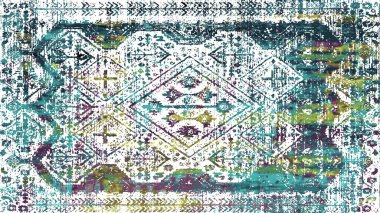 Halı ve Halı Tekstil Tasarımı grunge ve sıkıntılı doku yinelemesi 