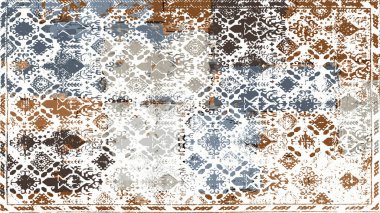 Halı ve Halı Tekstil Tasarımı grunge ve sıkıntılı doku yinelemesi 