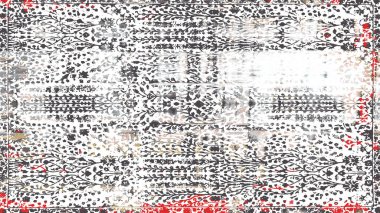 Halı ve Halı Tekstil Tasarımı grunge ve sıkıntılı doku yinelemesi 