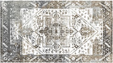 Halı ve Halı Tekstil Tasarımı grunge ve sıkıntılı doku yinelemesi 