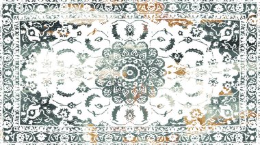 Halı ve Halı Tekstil Tasarımı grunge ve sıkıntılı doku yinelemesi 