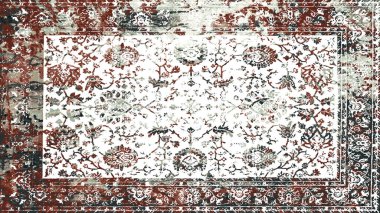 Halı ve Halı Tekstil Tasarımı grunge ve sıkıntılı doku yinelemesi 