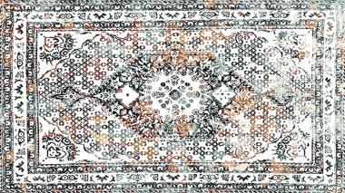 Halı ve Halı Tekstil Tasarımı grunge ve sıkıntılı doku yinelemesi 
