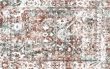 Halı ve Halı Tekstil Tasarımı grunge ve sıkıntılı doku yinelemesi 