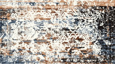 Halı ve Halı Tekstil Tasarımı grunge ve sıkıntılı doku yinelemesi 