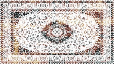 Halı ve Halı Tekstil Tasarımı grunge ve sıkıntılı doku yinelemesi 