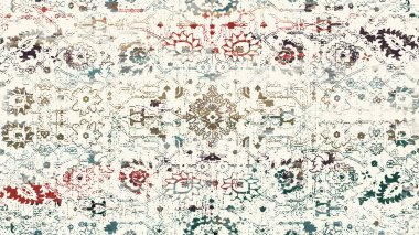 Halı ve Halı Tekstil Tasarımı grunge ve sıkıntılı doku yinelemesi 