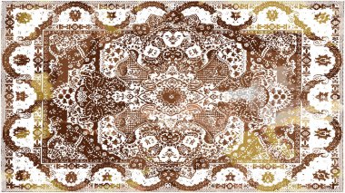 Halı ve Halı Tekstil Tasarımı grunge ve sıkıntılı doku yinelemesi 