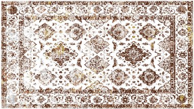 Halı ve Halı Tekstil Tasarımı grunge ve sıkıntılı doku yinelemesi 