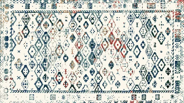 Textilní Design Koberců Koberců Potlačovanou Texturou — Stock fotografie