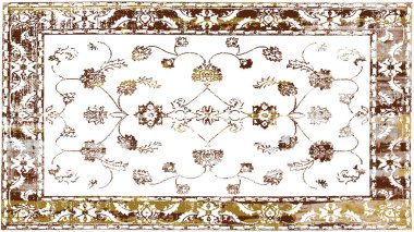 Halı ve Halı Tekstil Tasarımı grunge ve sıkıntılı doku yinelemesi 