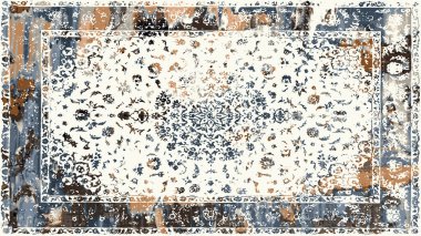 Halı ve Halı Tekstil Tasarımı grunge ve sıkıntılı doku yinelemesi 