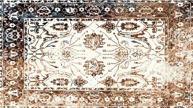 Halı ve Halı Tekstil Tasarımı grunge ve sıkıntılı doku yinelemesi 