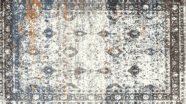 Halı ve Halı Tekstil Tasarımı grunge ve sıkıntılı doku yinelemesi 