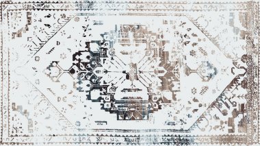 Halı ve Halı Tekstil Tasarımı grunge ve sıkıntılı doku yinelemesi 