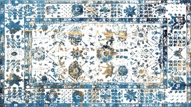 Halı ve Halı Tekstil Tasarımı grunge ve sıkıntılı doku yinelemesi 