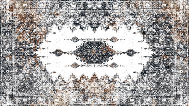 Halı ve Halı Tekstil Tasarımı grunge ve sıkıntılı doku yinelemesi 