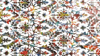 Halı ve Halı Tekstil Tasarımı grunge ve sıkıntılı doku yinelemesi 