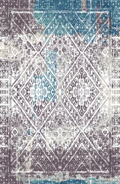 Halı ve Halı Tekstil Tasarımı grunge ve sıkıntılı doku yinelemesi 