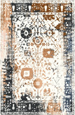 Halı ve Halı Tekstil Tasarımı grunge ve sıkıntılı doku yinelemesi 