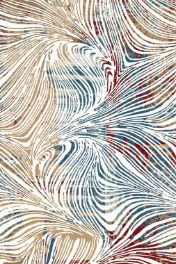 Halı ve Halı Tekstil Tasarımı grunge ve sıkıntılı doku yinelemesi 