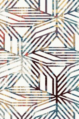 Halı ve Halı Tekstil Tasarımı grunge ve sıkıntılı doku yinelemesi 