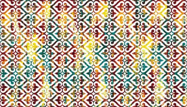 Halı ve Halı Tekstil Tasarımı grunge ve sıkıntılı doku yinelemesi 