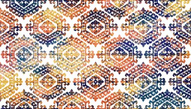 Halı ve Halı Tekstil Tasarımı grunge ve sıkıntılı doku yinelemesi 