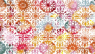 Halı ve Halı Tekstil Tasarımı grunge ve sıkıntılı doku yinelemesi 