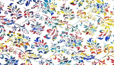 Halı ve Halı Tekstil Tasarımı grunge ve sıkıntılı doku yinelemesi 