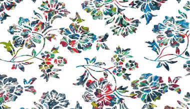 Halı ve Halı Tekstil Tasarımı grunge ve sıkıntılı doku yinelemesi 