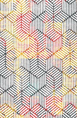 Halı ve Halı Tekstil Tasarımı grunge ve sıkıntılı doku yinelemesi 