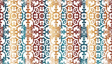 Halı ve Halı Tekstil Tasarımı grunge ve sıkıntılı doku yinelemesi 