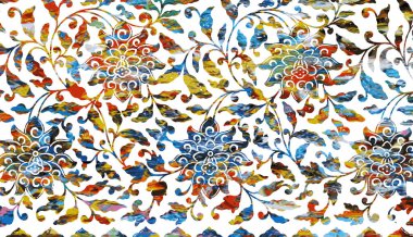 Halı ve Halı Tekstil Tasarımı grunge ve sıkıntılı doku yinelemesi 