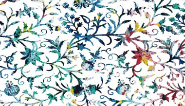 Halı ve Halı Tekstil Tasarımı grunge ve sıkıntılı doku yinelemesi 