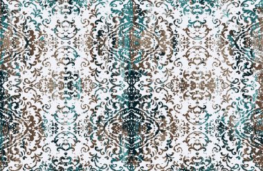 Halı ve Halı Tekstil Tasarımı grunge ve sıkıntılı doku yinelemesi 