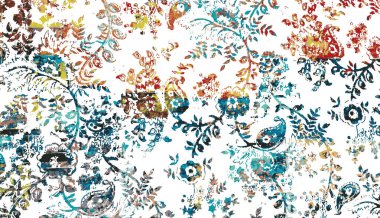 Halı ve Halı Tekstil Tasarımı grunge ve sıkıntılı doku yinelemesi 