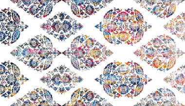 Halı ve Halı Tekstil Tasarımı grunge ve sıkıntılı doku yinelemesi 