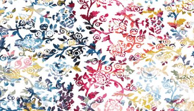 Halı ve Halı Tekstil Tasarımı grunge ve sıkıntılı doku yinelemesi 