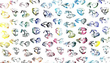 Halı ve Halı Tekstil Tasarımı grunge ve sıkıntılı doku yinelemesi 