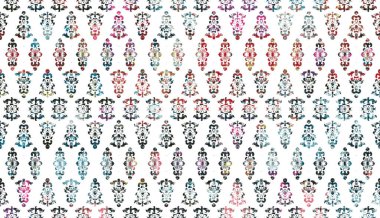 Halı ve Halı Tekstil Tasarımı grunge ve sıkıntılı doku yinelemesi 