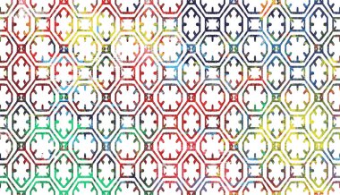 Halı ve Halı Tekstil Tasarımı grunge ve sıkıntılı doku yinelemesi 