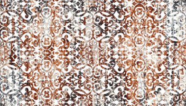 Halı ve Halı Tekstil Tasarımı grunge ve sıkıntılı doku yinelemesi 