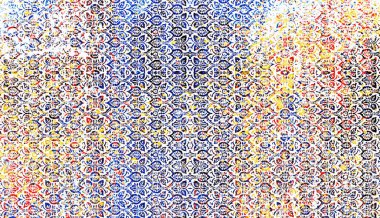 Halı ve Halı Tekstil Tasarımı grunge ve sıkıntılı doku yinelemesi 