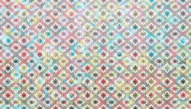 Halı ve Halı Tekstil Tasarımı grunge ve sıkıntılı doku yinelemesi 